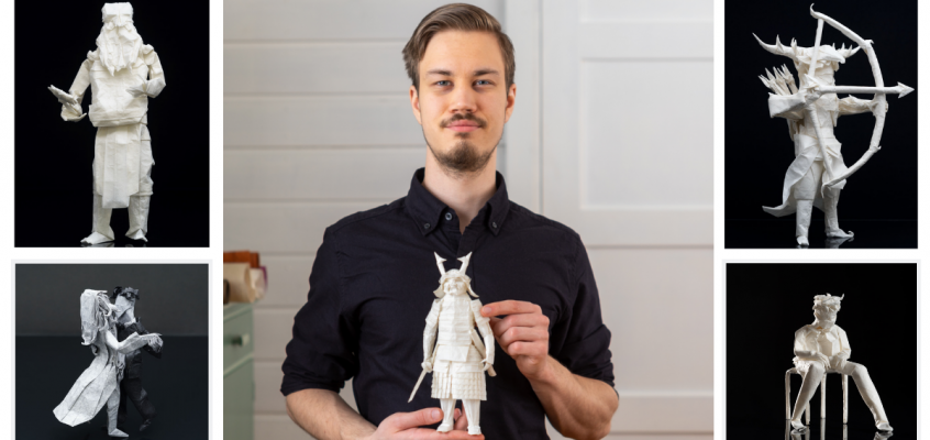 Intervista a Juho Könkkölä, l’artista di origami in mostra a Venezia dal 10 aprile al 1° maggio 2022